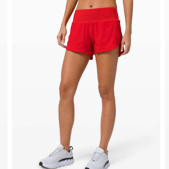Lululemon Speed Up Short Dark Red 14 Long - Picture 2 of 12